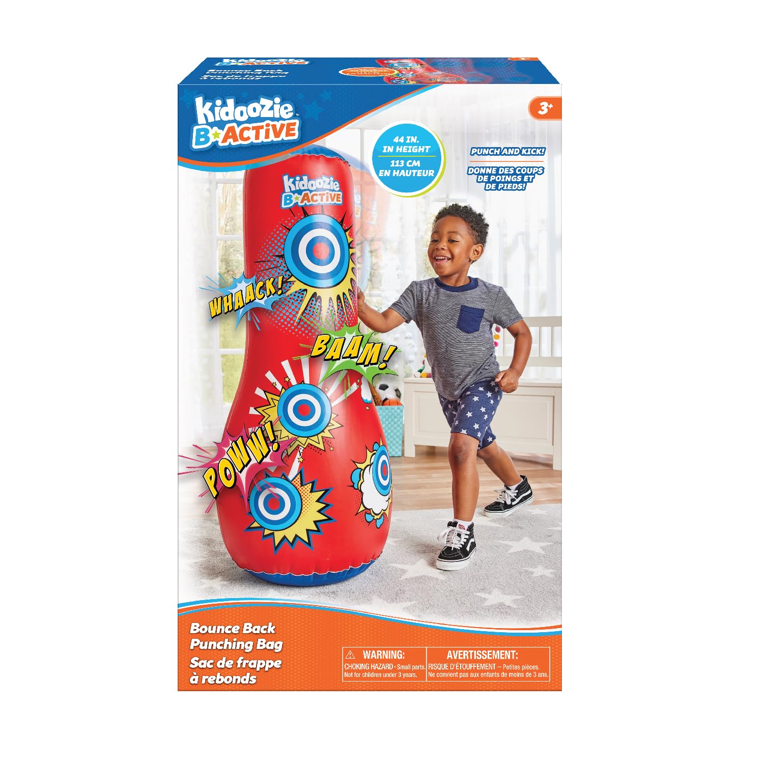 Amazon.com: Kidoozie - B*Active - Bounce Back Punching Bag - Kids